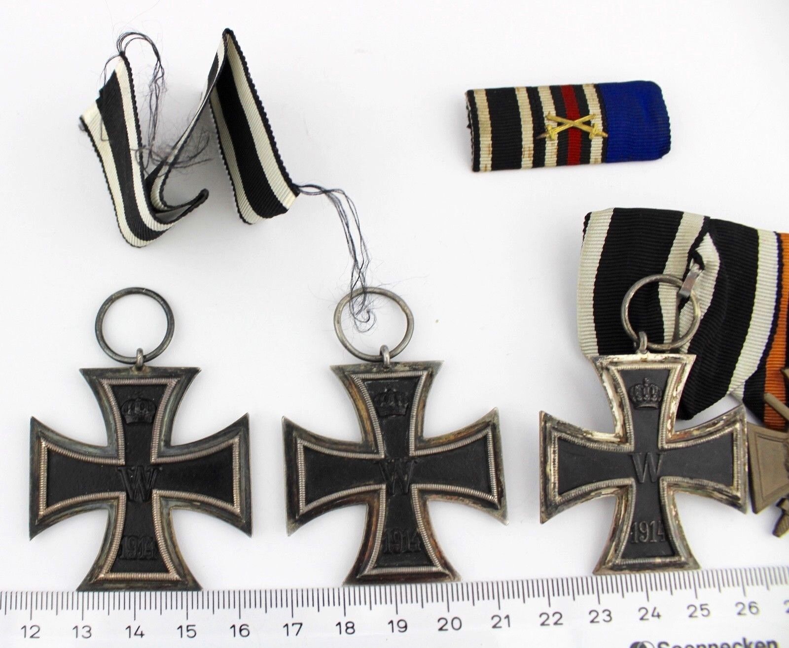 3x Eisernes Kreuz 2. Klasse EK2 WW1 WK Iron Cross Orden BADGE MEDAL KO - WILM - Antikhandel-Stuttgart