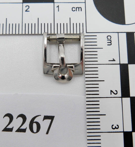 ORIGINAL alte OMEGA Dornschließe EDELSTAHL Armbanduhr 10mm CLASP BUCKLE PAT BVT - Antikhandel-Stuttgart