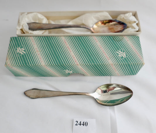 NEU 6 Teile WMF  2900 Kaffe Löffel 90er versilbert 13,9 cm  in OVP und UNBENUTZT