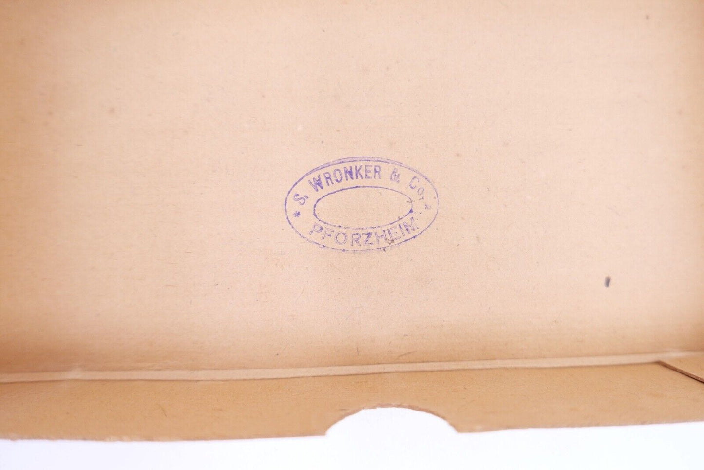 Schachtel für Feldpost mit Briefmarke Deutsches Reich 19x10x3cm - Antikhandel-Stuttgart