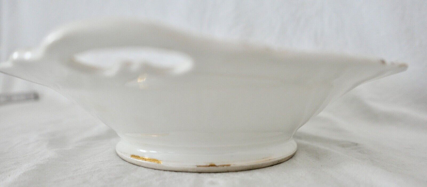 Antike " KPM Krister " Porzellan Schale / Teller Ø 28 cm 1837-1844 Goldrand - Antikhandel-Stuttgart