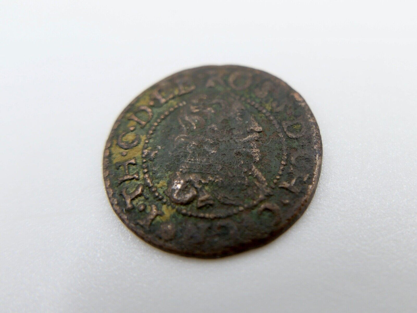 Frankreich CUGNON Double Tournois 1634 Jean-Théodore de Löwenstein - Antikhandel-Stuttgart