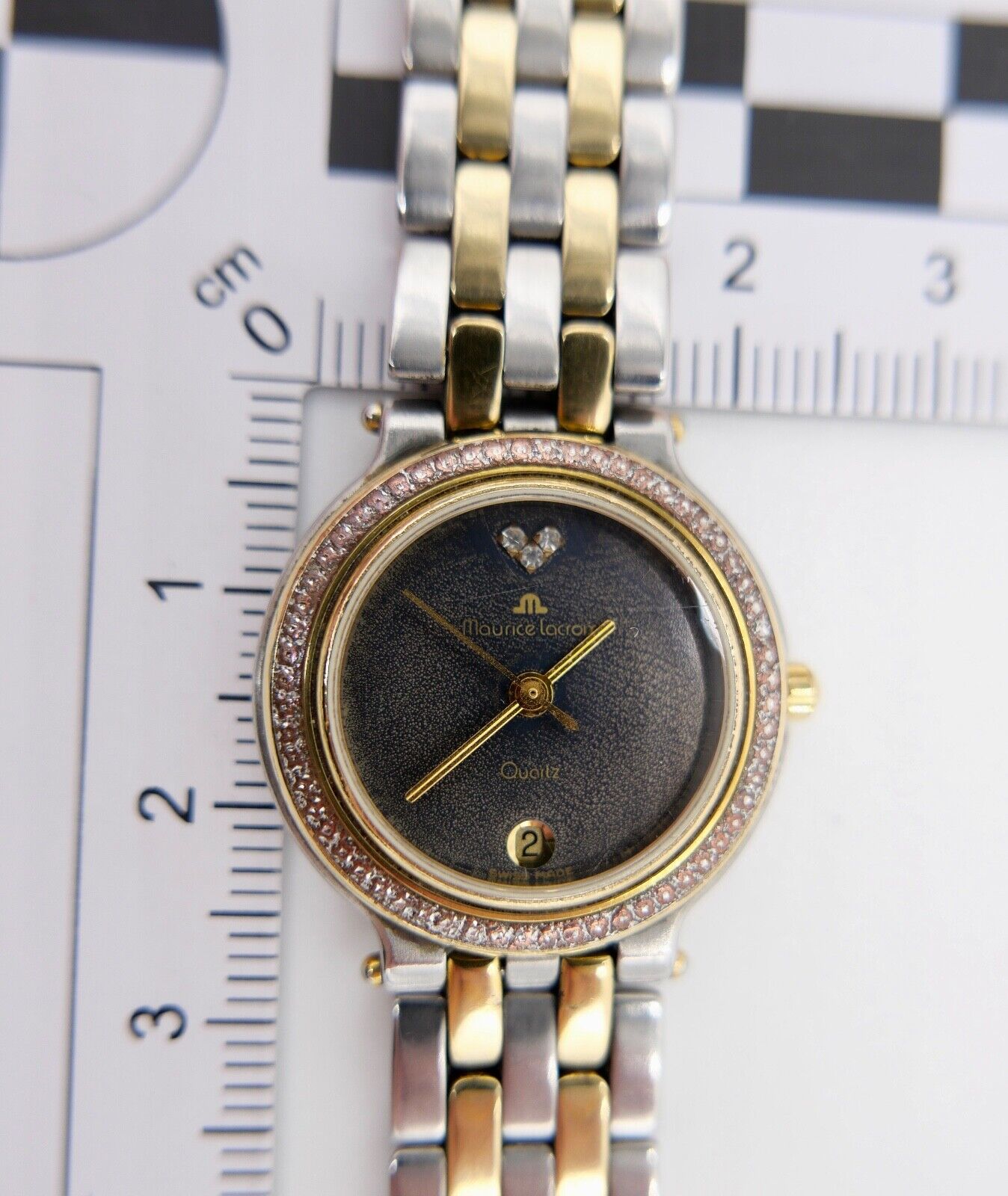 Maurice Lacroix - Les Classiques Diamonds Lady 75153 Damen Armbanduhr Bicolor - Antikhandel-Stuttgart