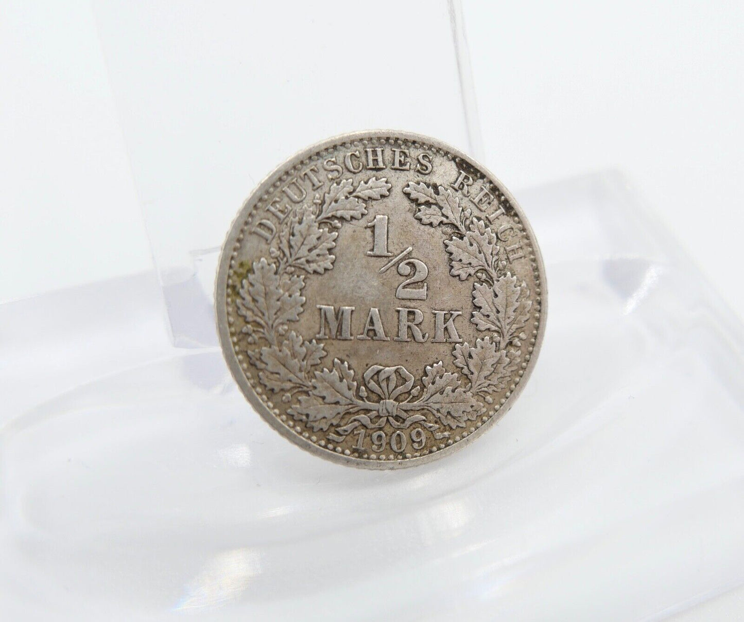 1/2 Mark Kaiserreich 1909 G Silber Jäger J.16 VZ-STG Vorzüglich - Stempelglanz - Antikhandel-Stuttgart