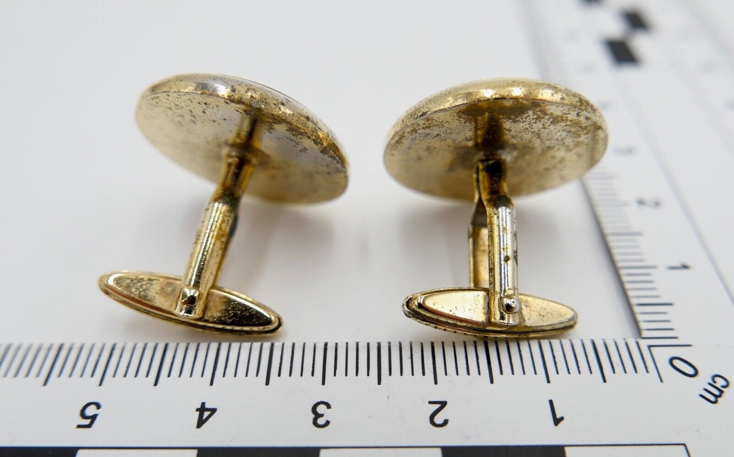 PAAR 2 Manschettenknöpfe SFV Süddeutscher Fußball Verband badge Pin cufflinks - Antikhandel-Stuttgart