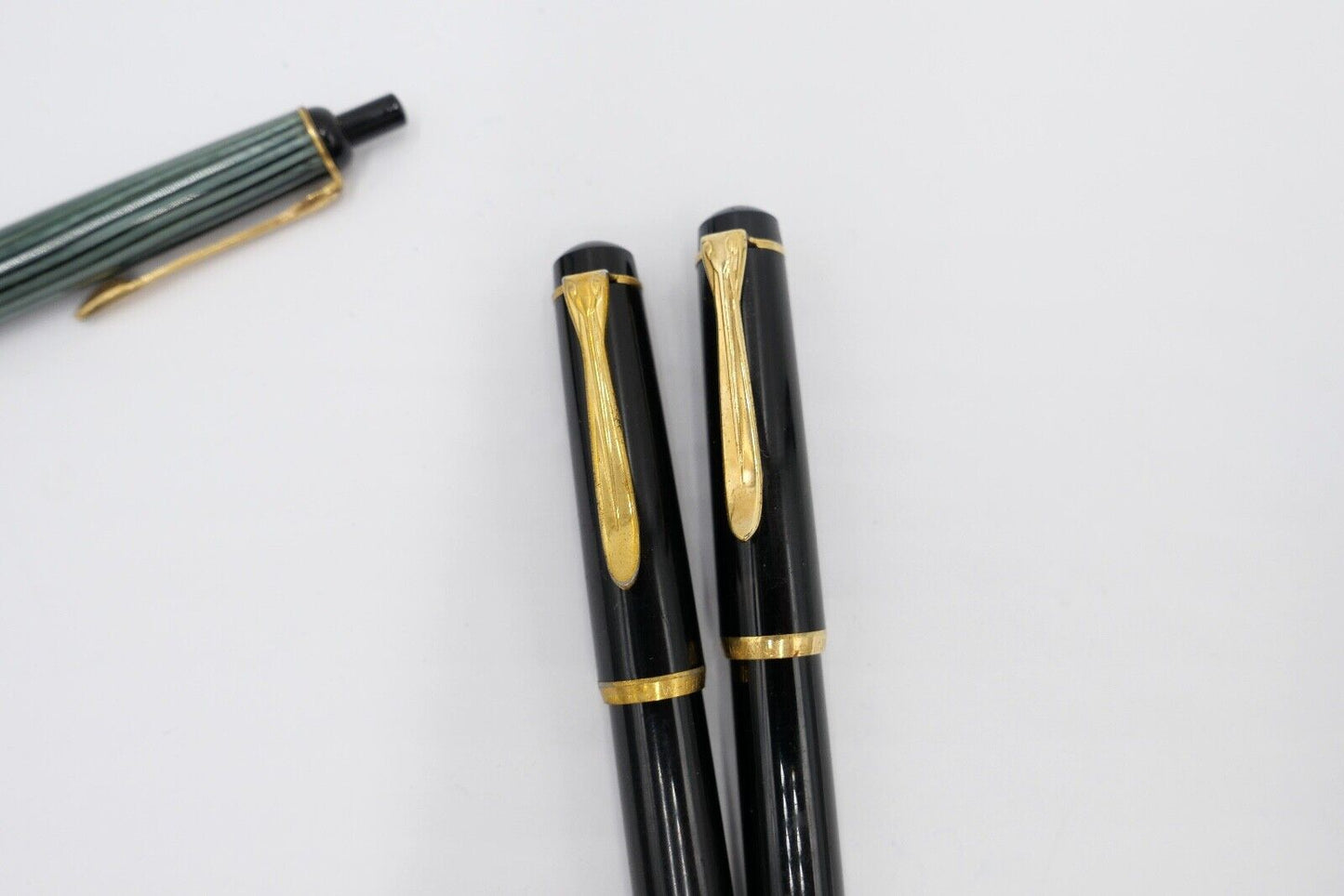 Set PELIKAN Kugelschreiber Kolbenfüller Füller Füllfederhalter Feder OM EF - Antikhandel-Stuttgart