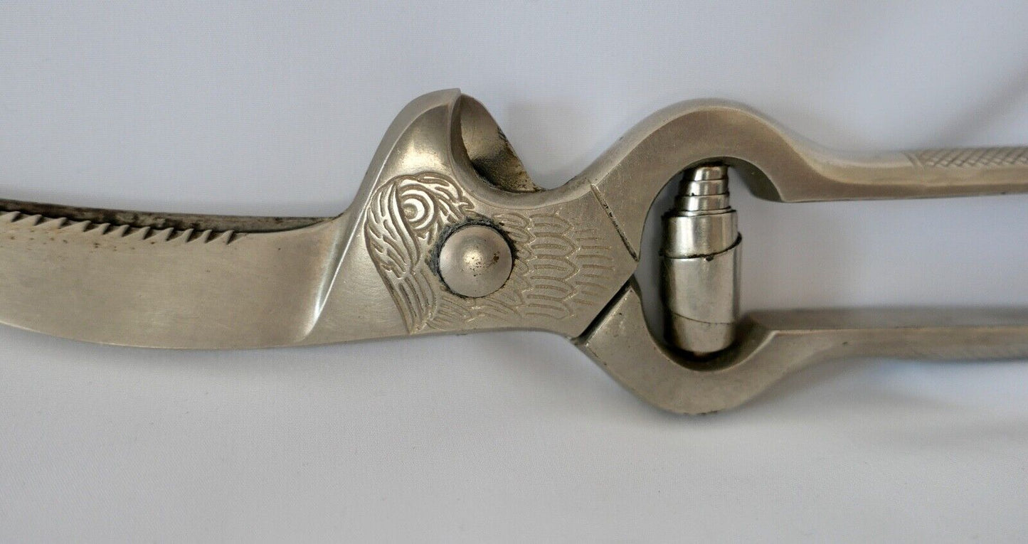 Geflügelschere " Adler " 1930-40er Jahre 2.WK WW Knochenmulde Adlerkopf - Antikhandel-Stuttgart