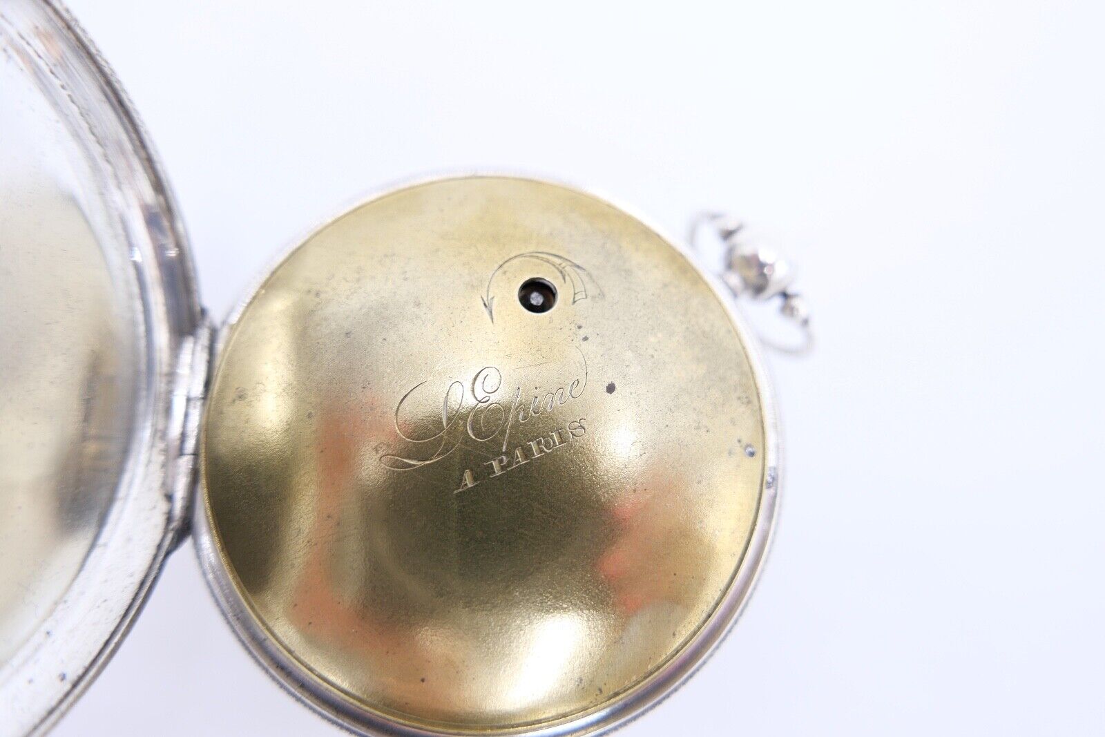 große antike Taschenuhr 55mm 1820 - 1840 Lepine - L Epine Paris Spindelwerk - Antikhandel-Stuttgart