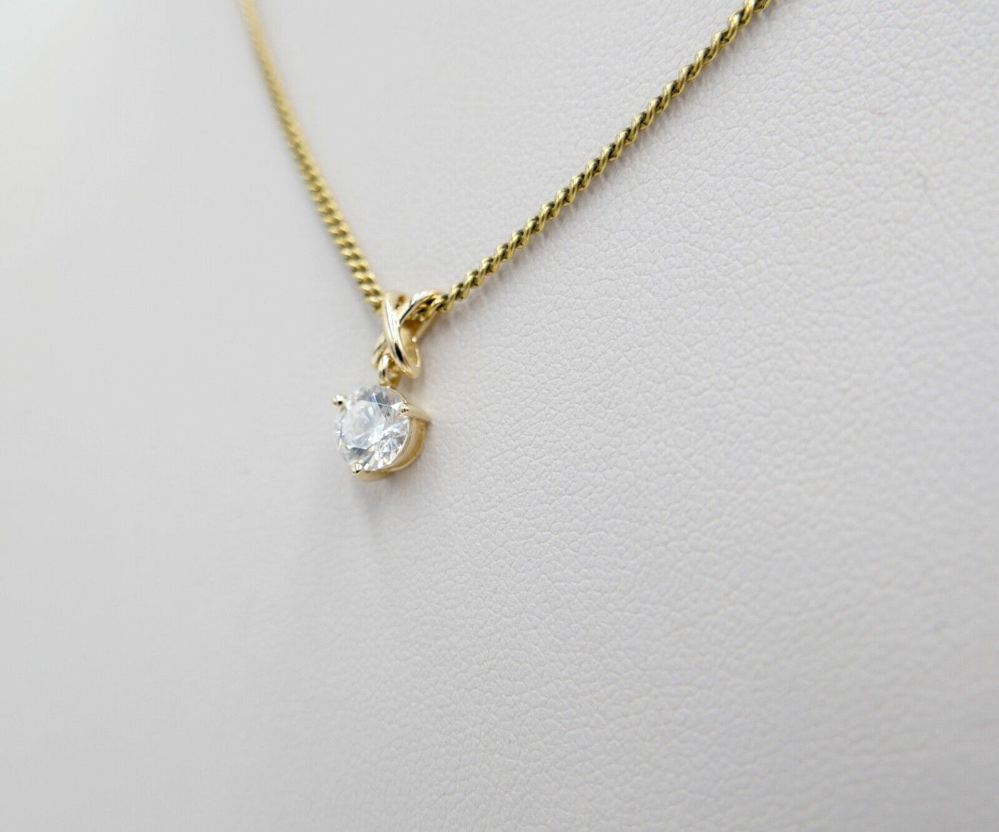 DQCZ Anhänger mit Zirkonia 585 / 14K Gold Gelbgold - Antikhandel-Stuttgart