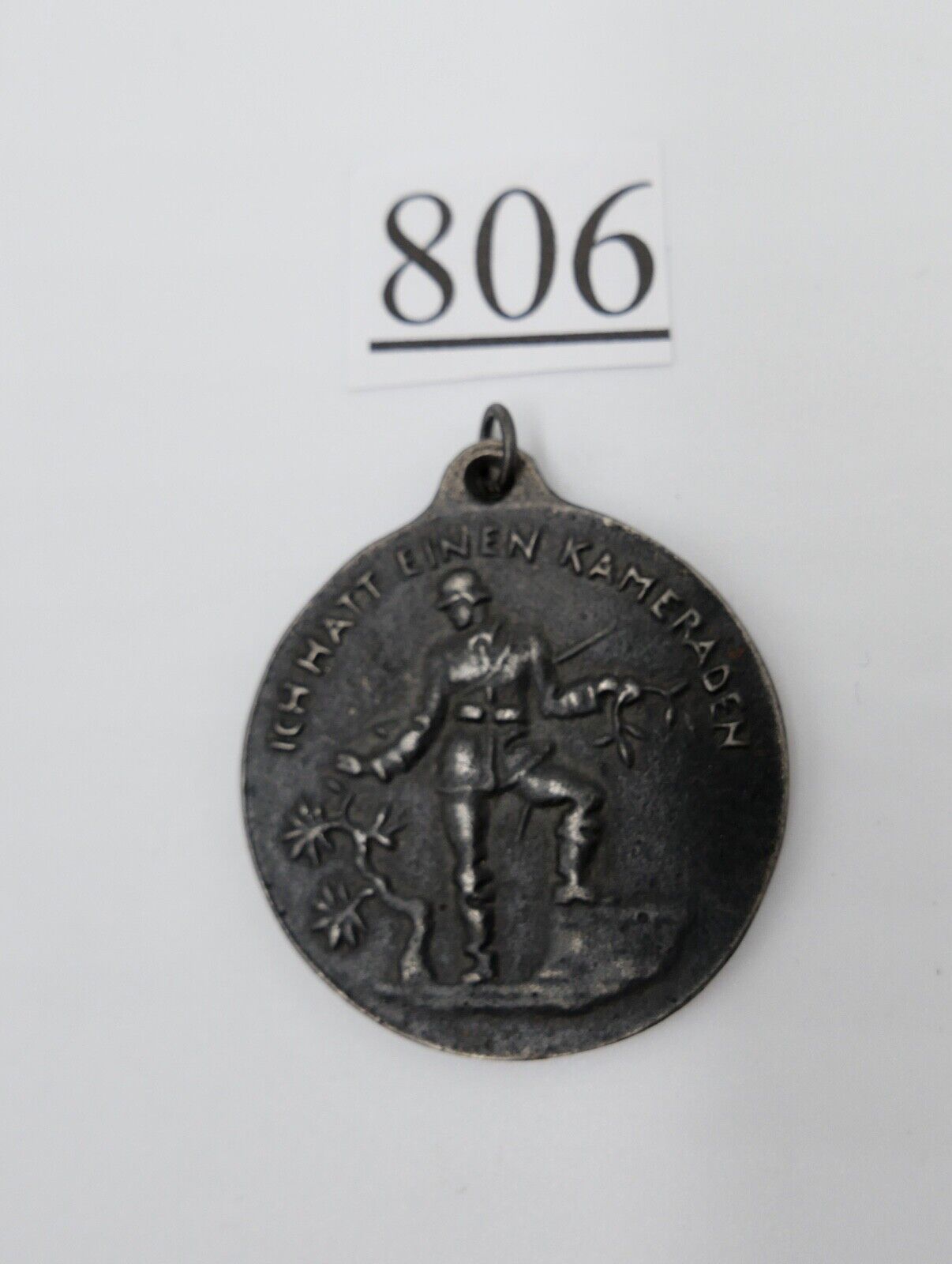 Medaille " Ich hatte einen Kameraden " 1.WK 1914/1918 Gußmedaille Trauermedaille - Antikhandel-Stuttgart