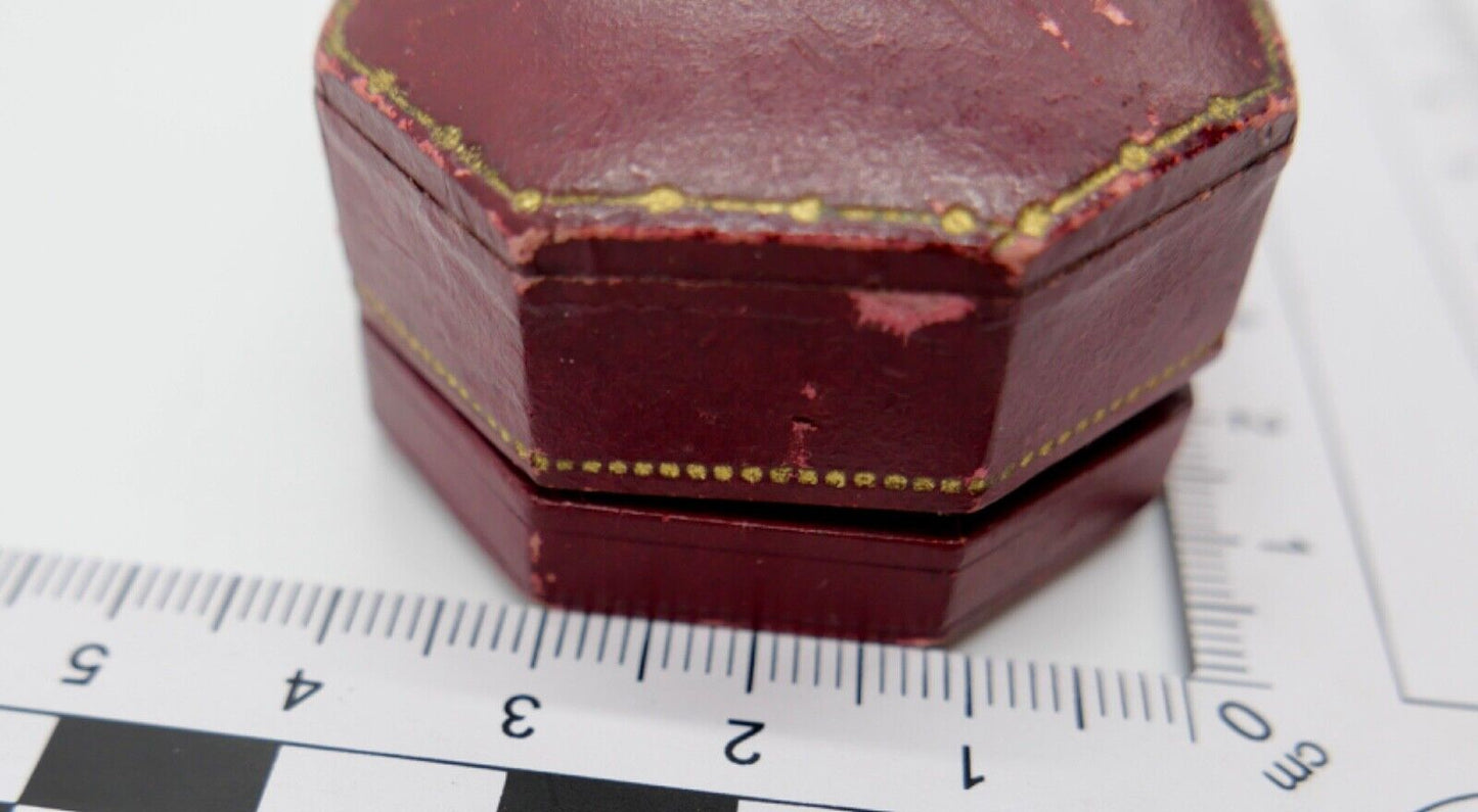 Altes Schmuck Etui / Schatulle Ring Brosche 1910-20er Jahre KARL JOCK Karlsruhe - Antikhandel-Stuttgart