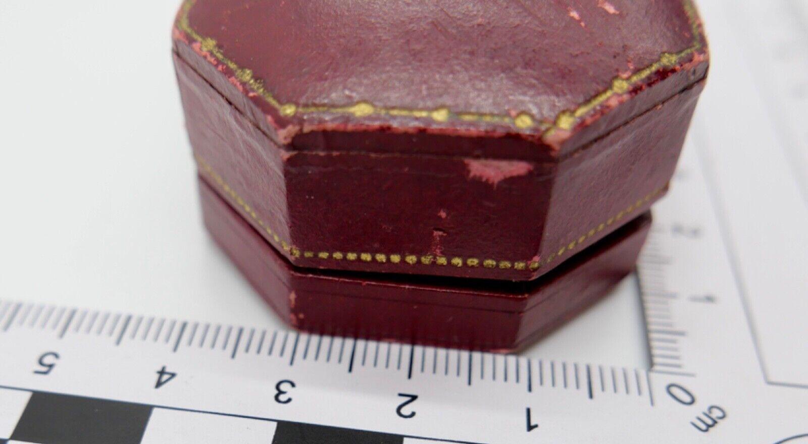 Altes Schmuck Etui / Schatulle Ring Brosche 1910-20er Jahre KARL JOCK Karlsruhe - Antikhandel-Stuttgart