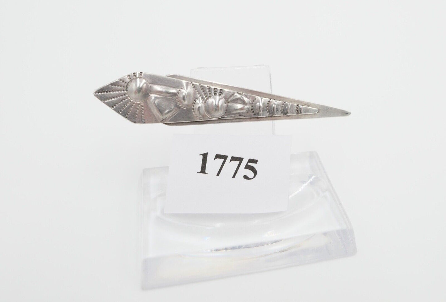 W.V. GROMHUSS Auerbach / Sachsen Brosche Silber 800 - Antikhandel-Stuttgart