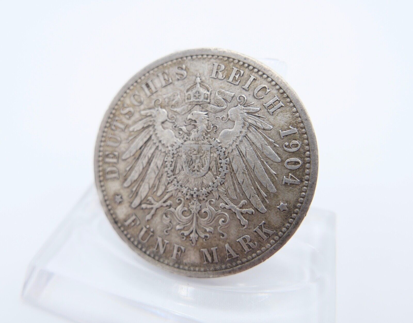 5 Mark Silbermünze Friedrich Großherzog von Baden 1907 G Jäger J.33 ss - vz - Antikhandel-Stuttgart