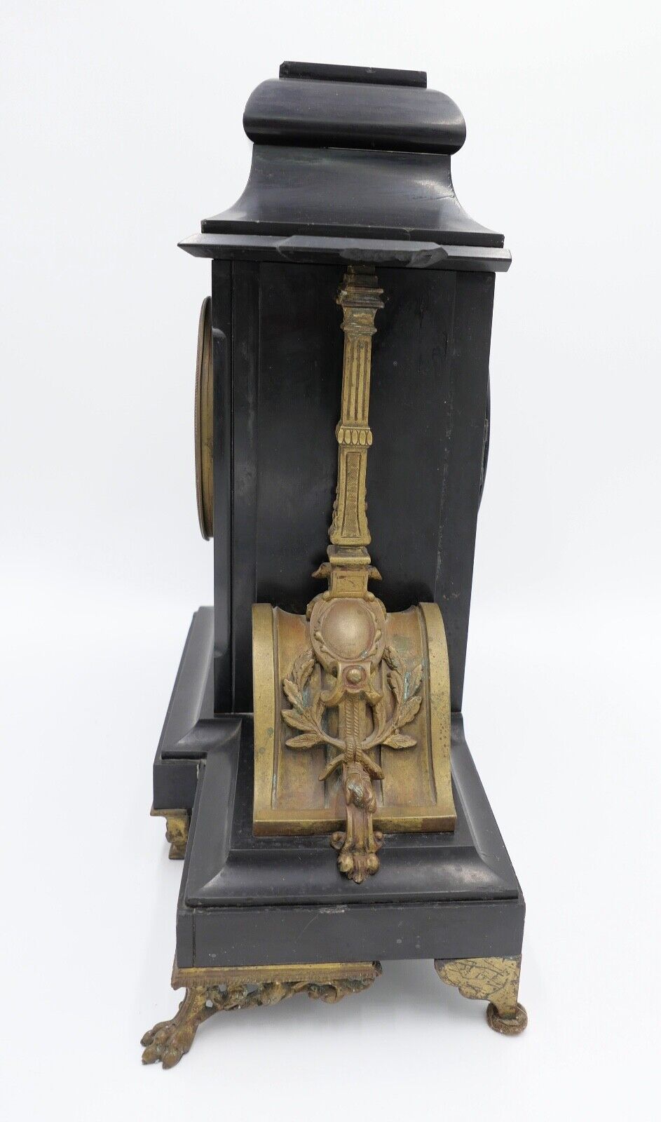 Antike XXL Schneeberger Pendule Kaminuhr um 1870 Historismus sehr schwer - Antikhandel-Stuttgart