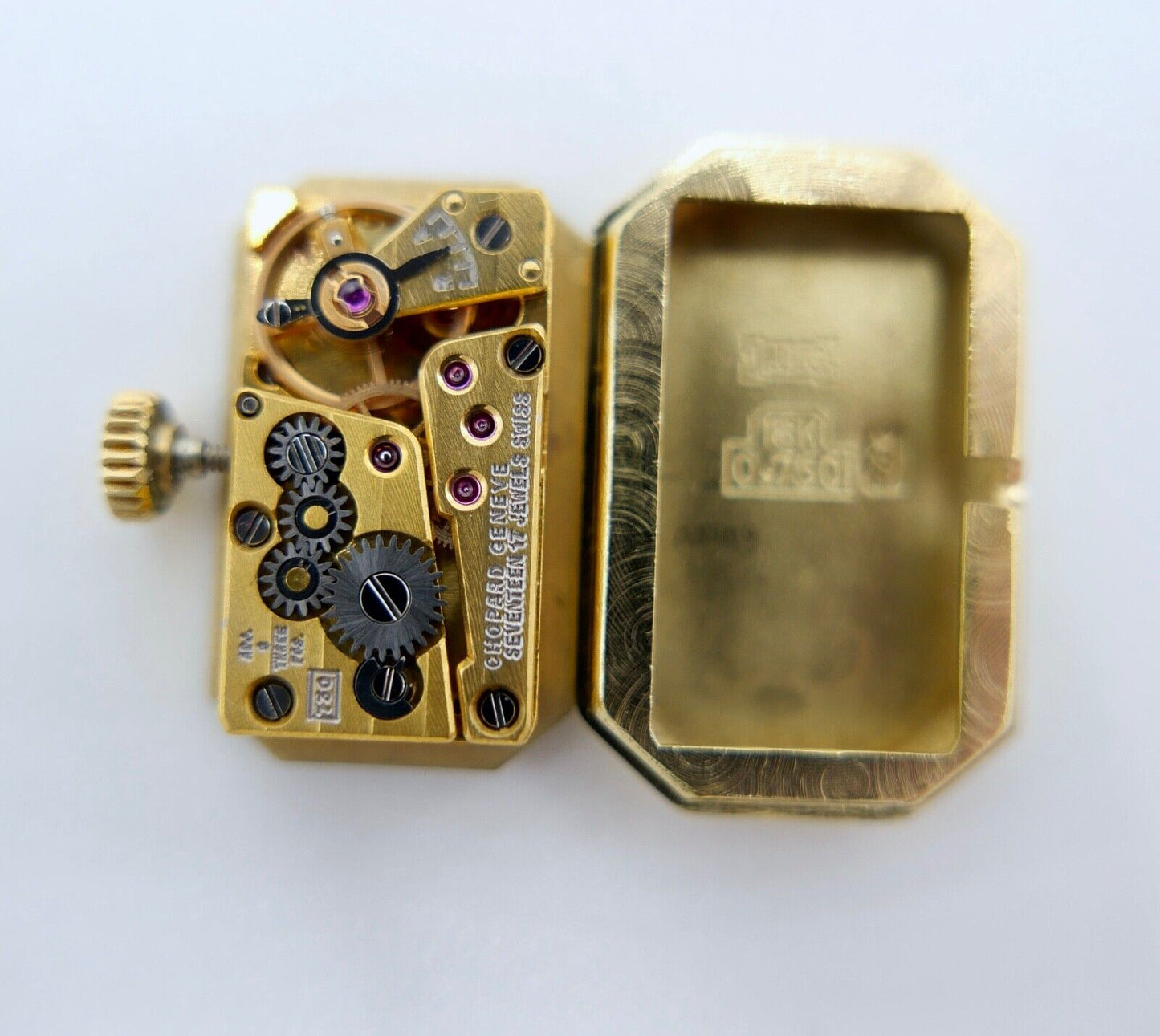 Chopard L.U.C. Damen 750 Gelbgold Armbanduhr 20x13mm 71 Brillanten 1,06 Ct G3736 - Antikhandel-Stuttgart