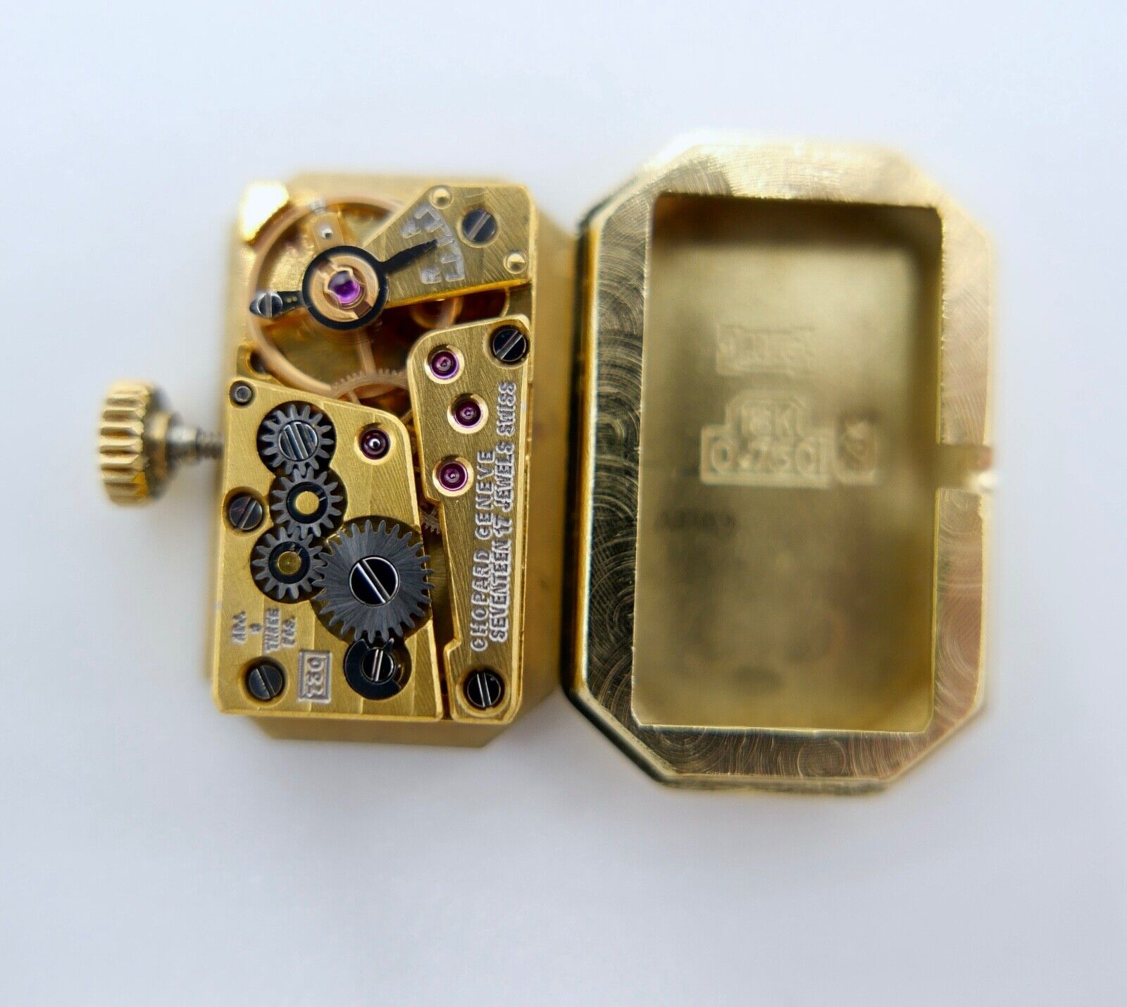 Chopard L.U.C. Damen 750 Gelbgold Armbanduhr 20x13mm 71 Brillanten 1,06 Ct G3736 - Antikhandel-Stuttgart