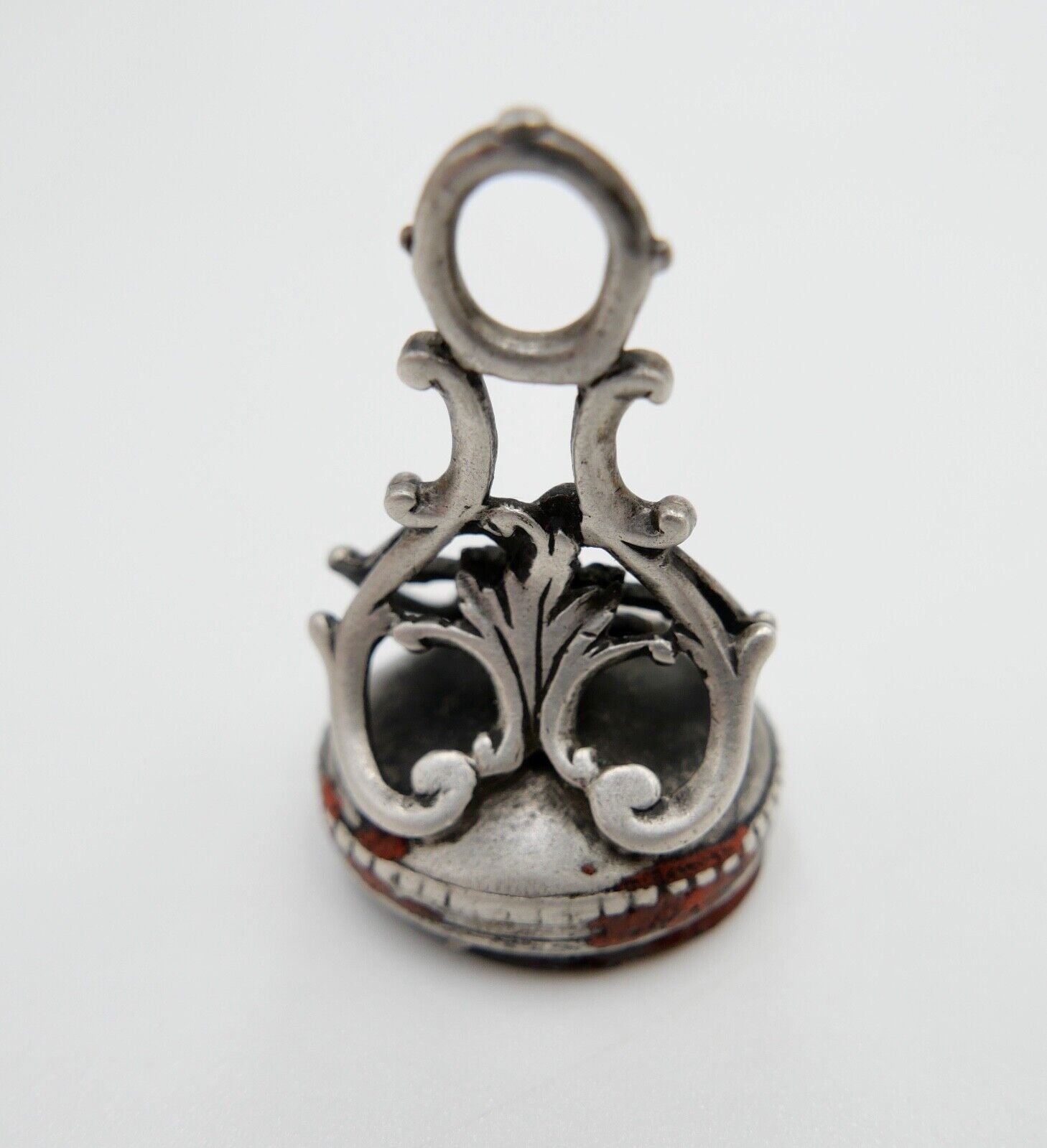 Antike Petschaft Siegel Wappen um 1800 Karneol Silber Adlig 18.-19. Jh - Antikhandel-Stuttgart