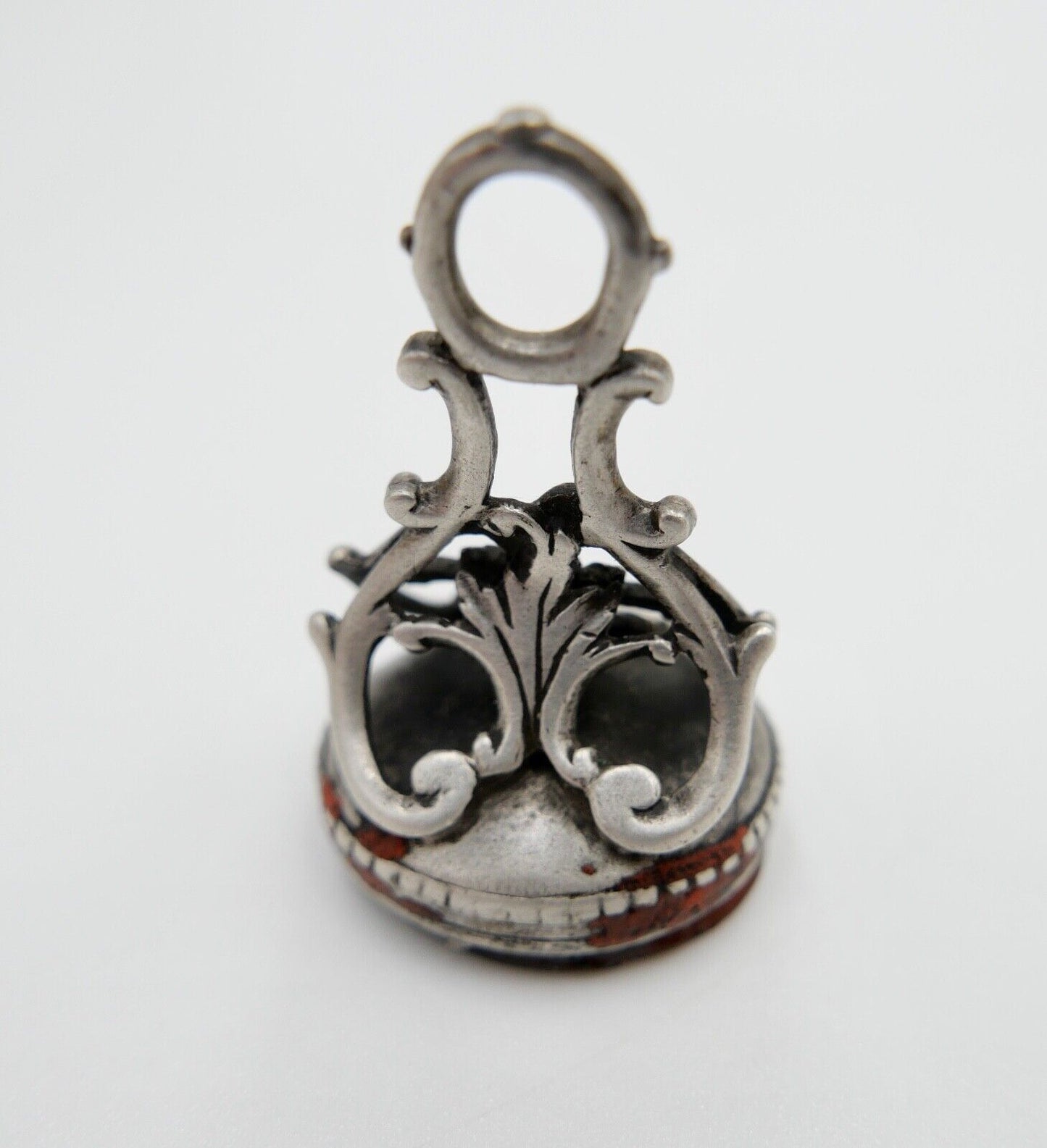 Antike Petschaft Siegel Wappen um 1800 Karneol Silber Adlig 18.-19. Jh - Antikhandel-Stuttgart