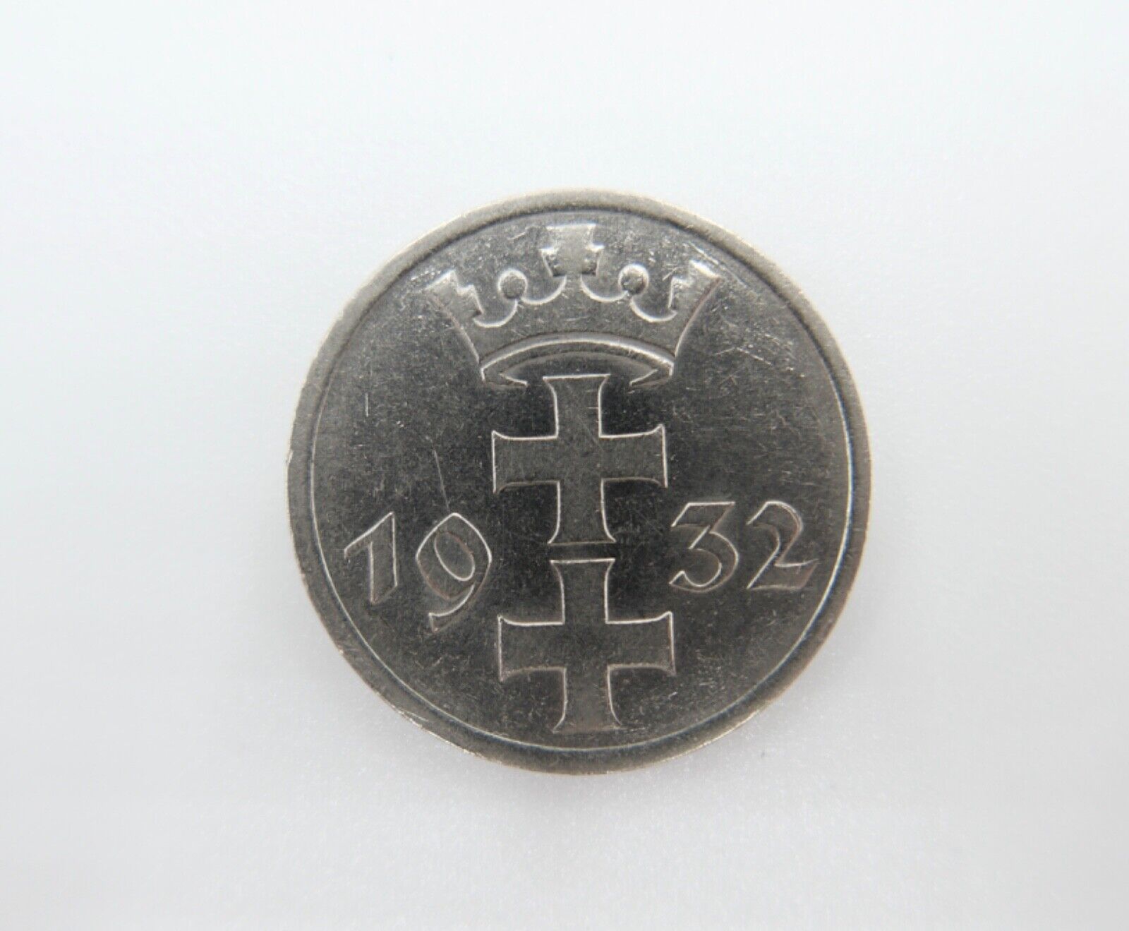 freier Stadt Danzig 1 Gulden Silber Münze 1932 Jäger D 15 - Antikhandel-Stuttgart