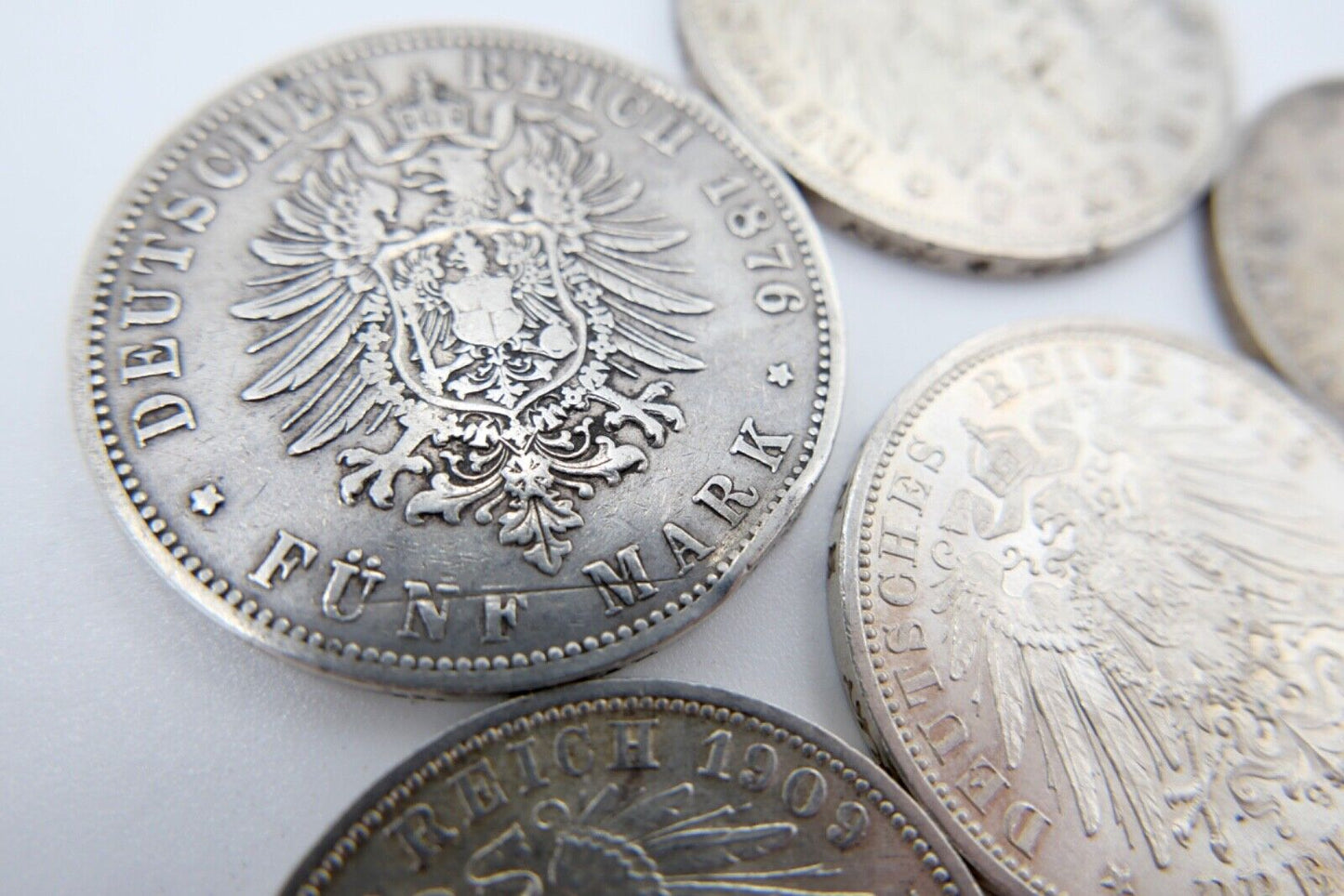 12x 2 3 5 Mark 1876-1914 Preußen Wilhelm Jäger J. 97 98 102 103 111 112 113 114 - Antikhandel-Stuttgart