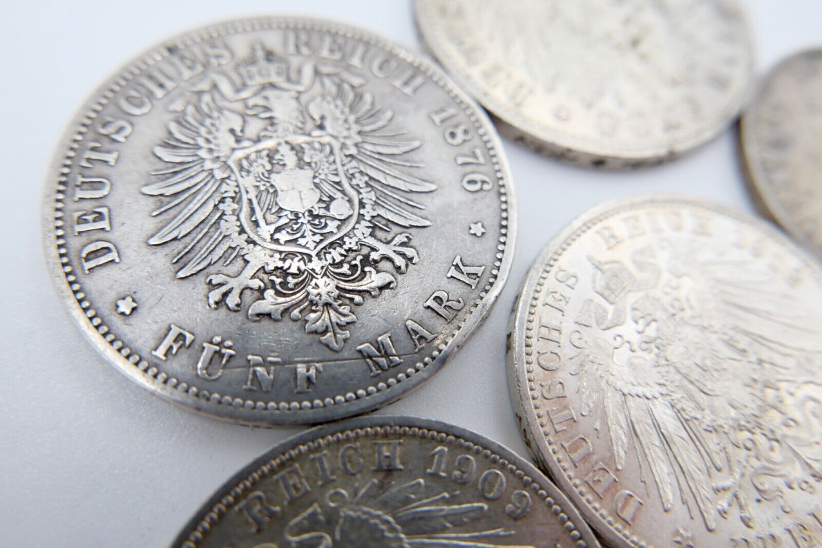 12x 2 3 5 Mark 1876-1914 Preußen Wilhelm Jäger J. 97 98 102 103 111 112 113 114 - Antikhandel-Stuttgart