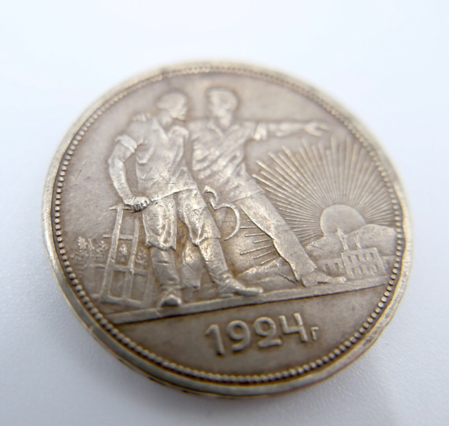 1 RUBEL Münze Russland UDSSR 1924 in SS-VZ - Antikhandel-Stuttgart