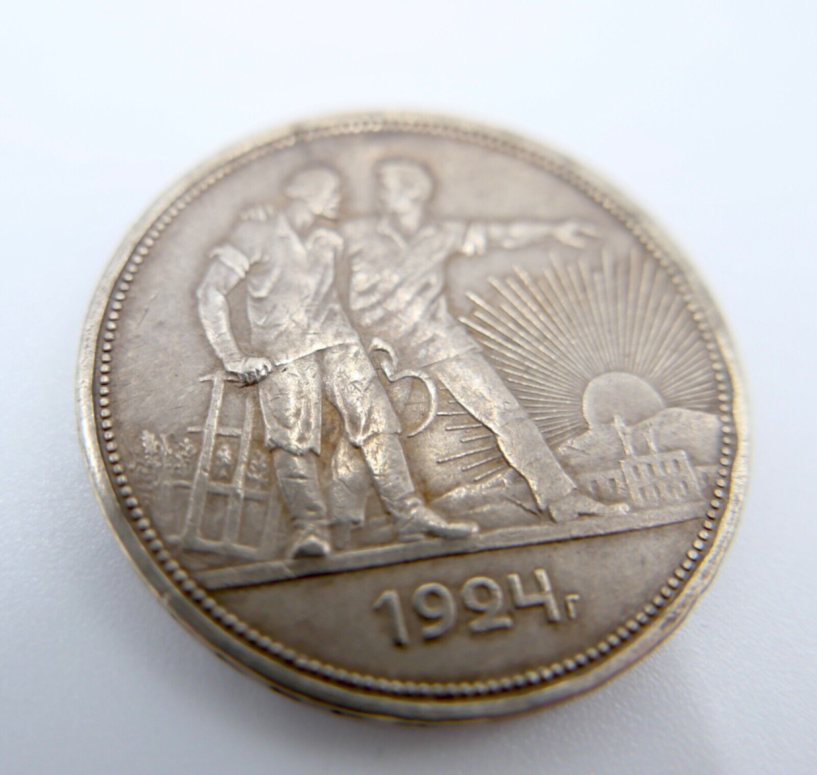 1 RUBEL Münze Russland UDSSR 1924 in SS-VZ - Antikhandel-Stuttgart