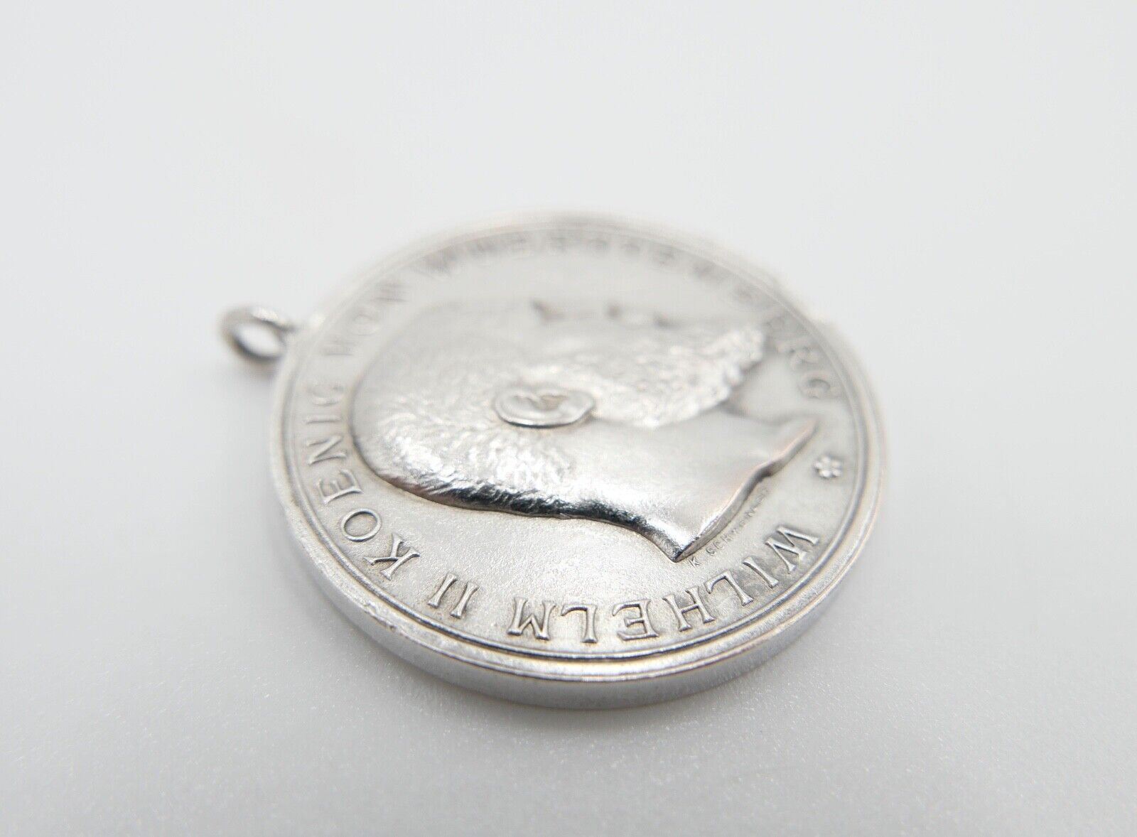 Medaille " Für Tapferkeit und Treue " Württemberg Wilhelm Silber - Antikhandel-Stuttgart