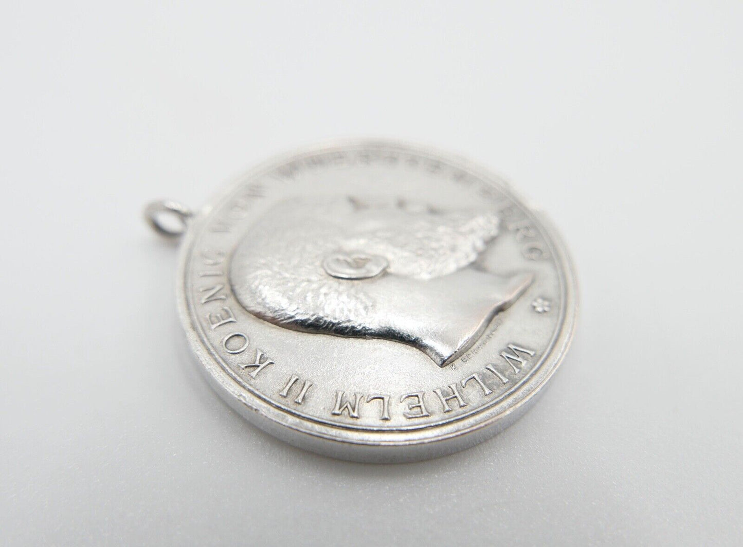 Medaille " Für Tapferkeit und Treue " Württemberg Wilhelm Silber - Antikhandel-Stuttgart