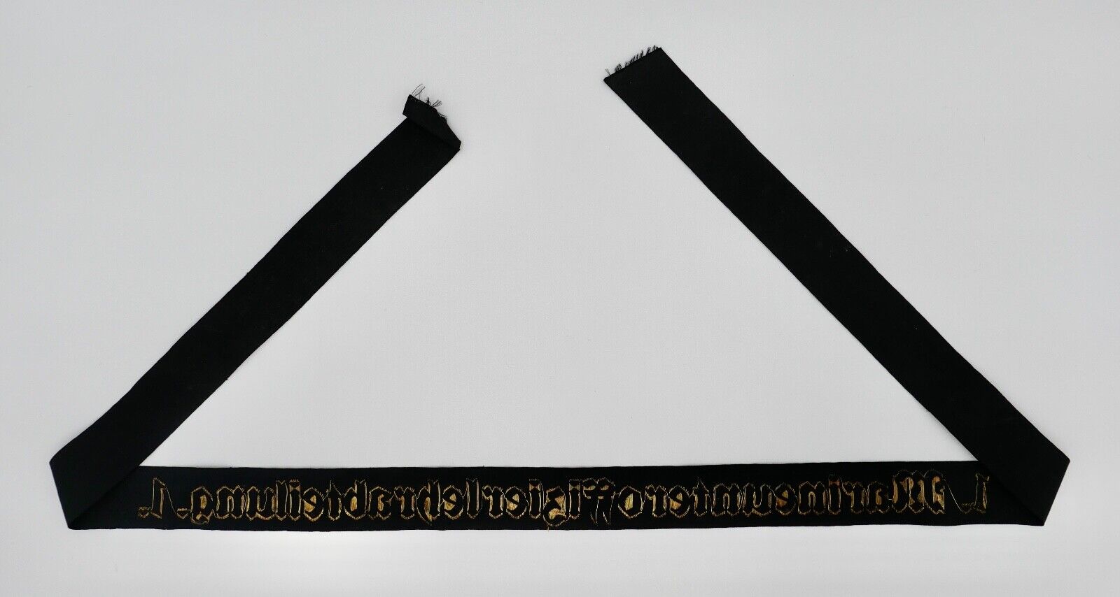 Mützenband " 1. Marineunteroffizierlehrabteilung.1 " Kriegsmarine WK WW Cap - Antikhandel-Stuttgart