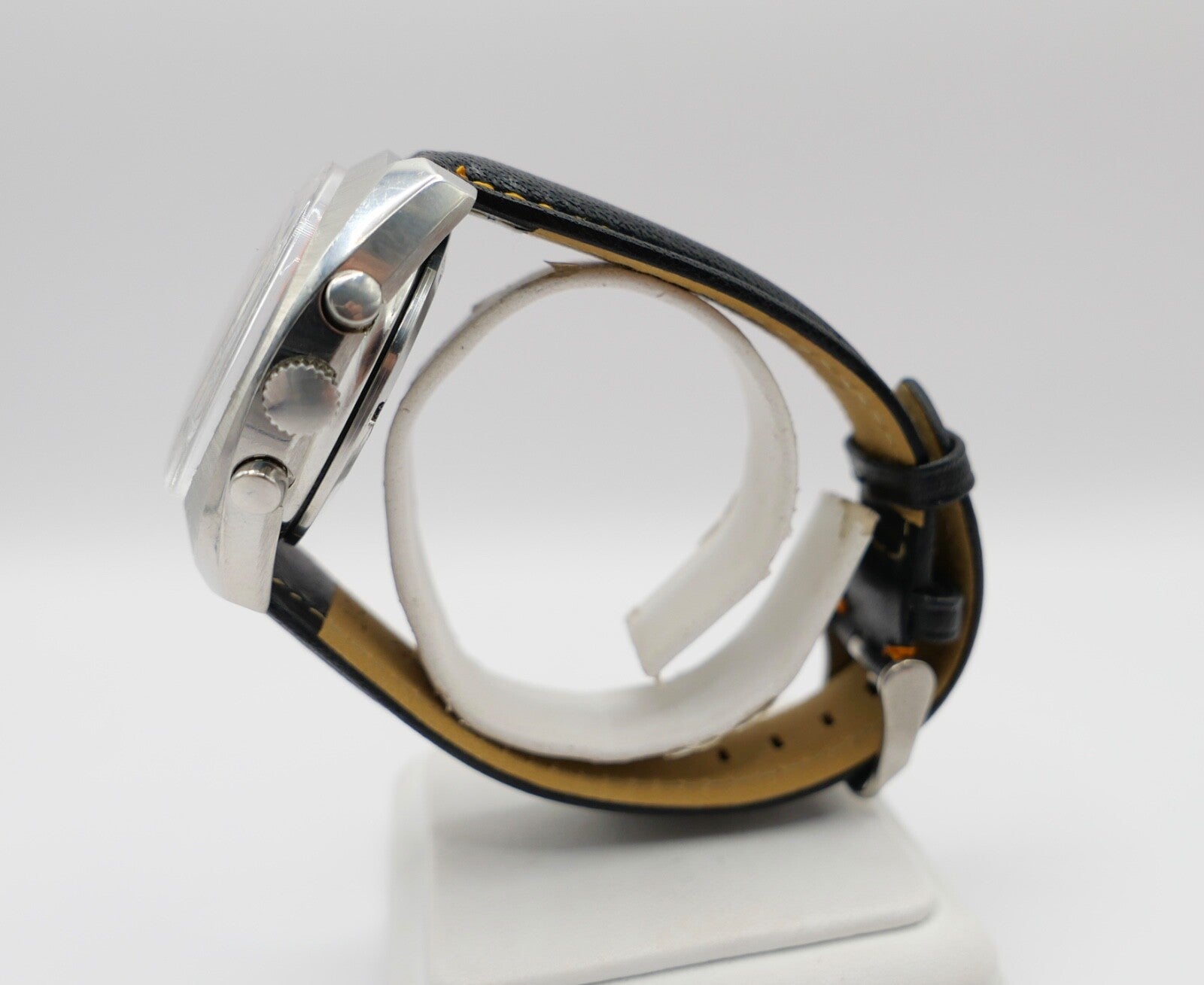 TISSOT 45501 Chronograph 39mm Herren Cal. 2170 Armbanduhr Panda ZB Lederarmband