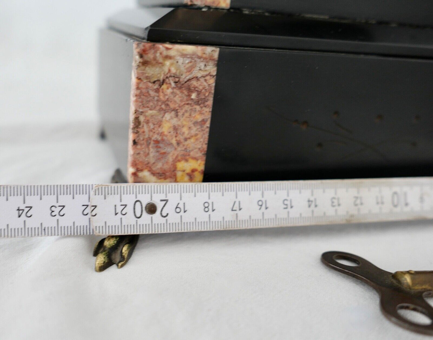 Antike Pendule Stockuhr Kaminuhr Regule Frankreich HORLOGERIE DE PARIS HB - Antikhandel-Stuttgart