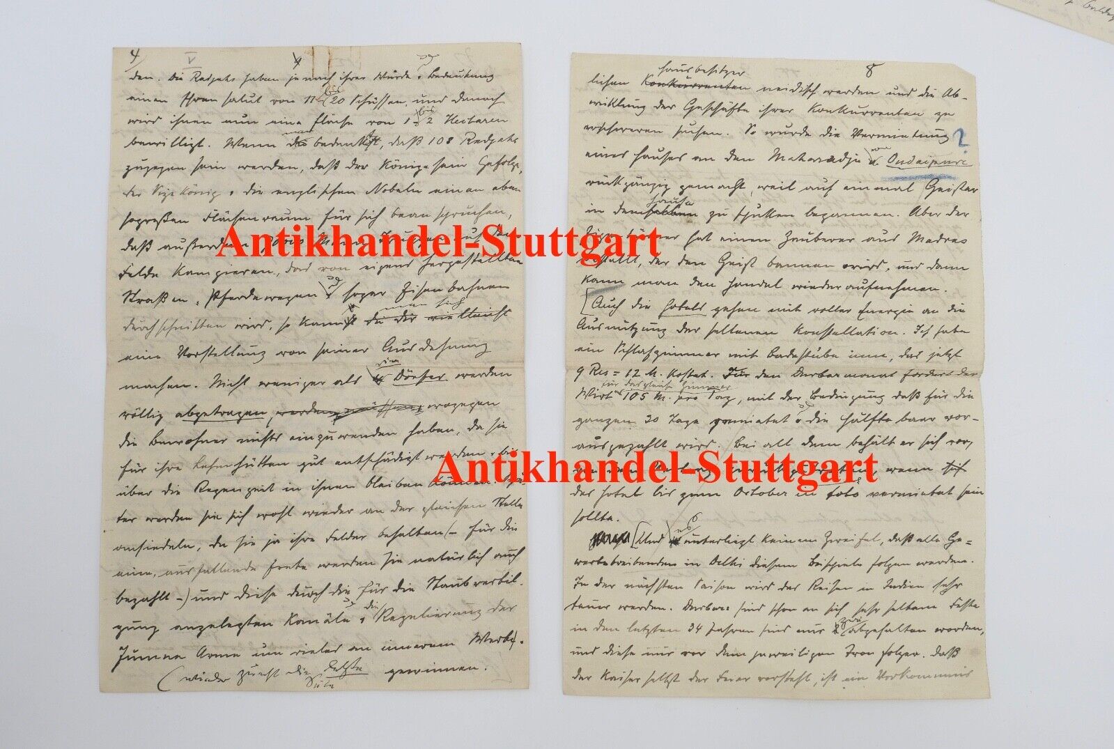 Alte Brief Telegramm Bericht " THE CECIL HOTEL AGRA DELHI & SIMLA " 1916 INDIEN - Antikhandel-Stuttgart