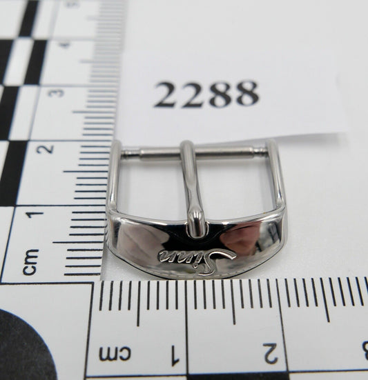 Original SINN Dornschließe Edelstahl Armbanduhr 18mm BUCKLE Hochglanz NEU - Antikhandel-Stuttgart