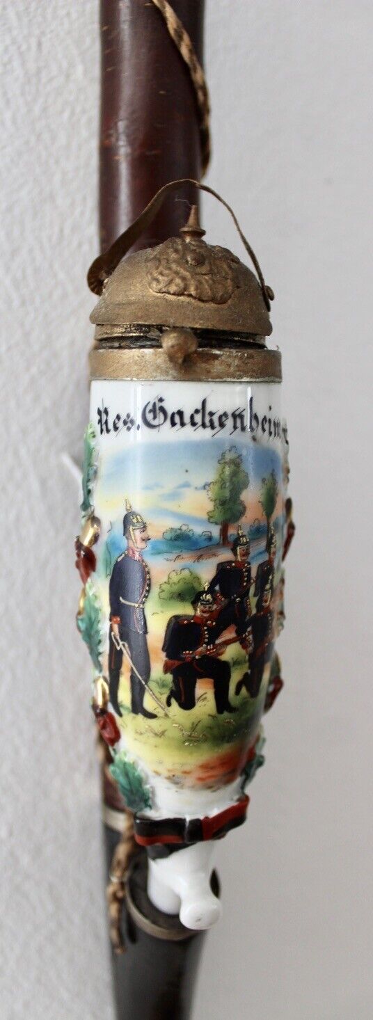 Reservistenpfeife Pfeife 1907 1909 Württ. Infanterie 11 Comp Reg 126 Straßburg - Antikhandel-Stuttgart