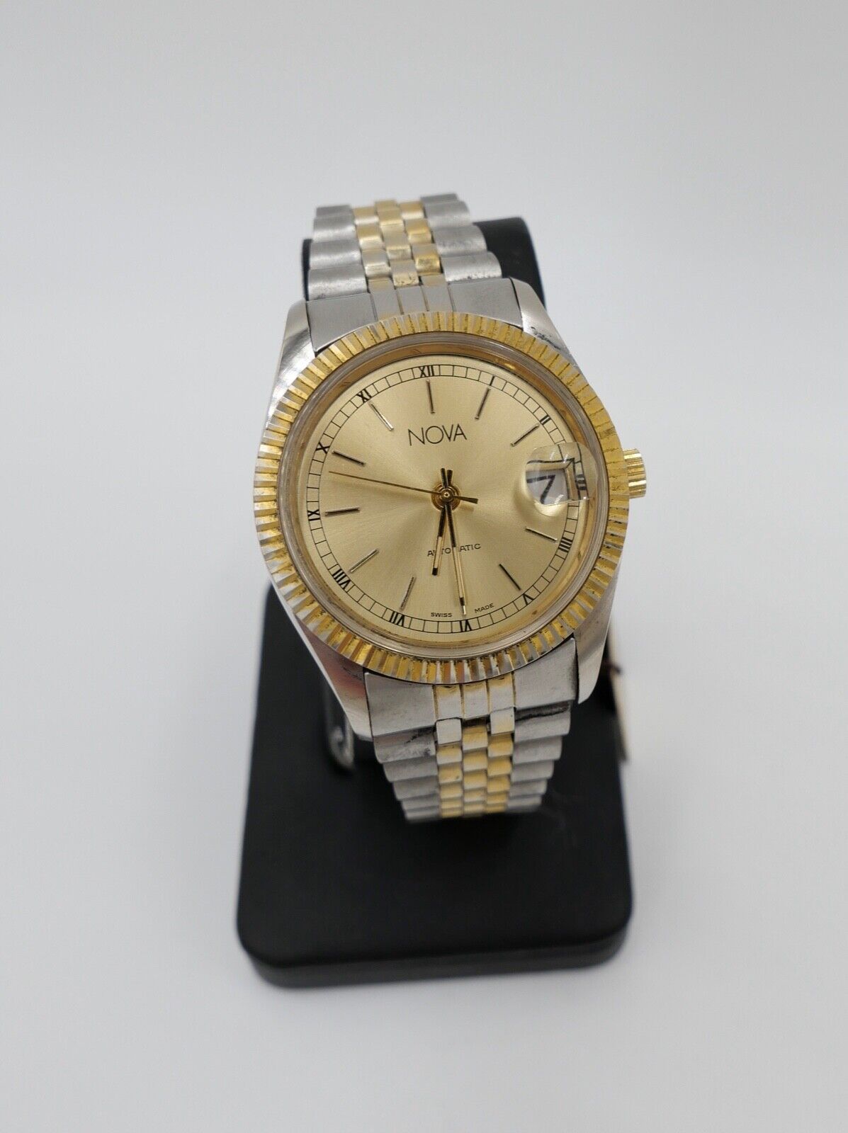 NOVA Herrenuhr Automatic 1970er Ebauche Bettlach EB 825.611 Ref. 41-1587 T - Antikhandel-Stuttgart