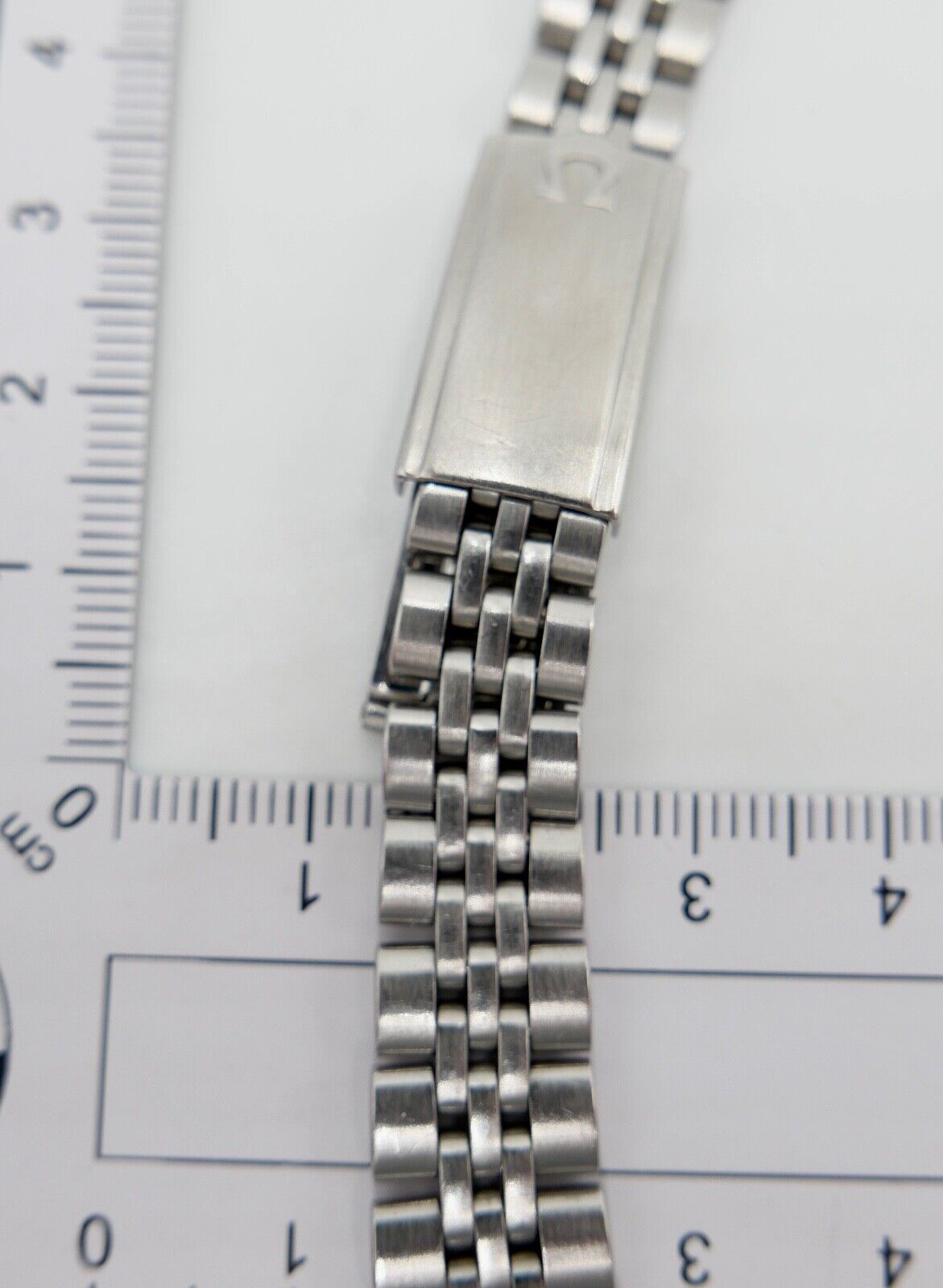 Original OMEGA Stahlband Faltschließe 5405 / 134 Damen No. 12 - Antikhandel-Stuttgart