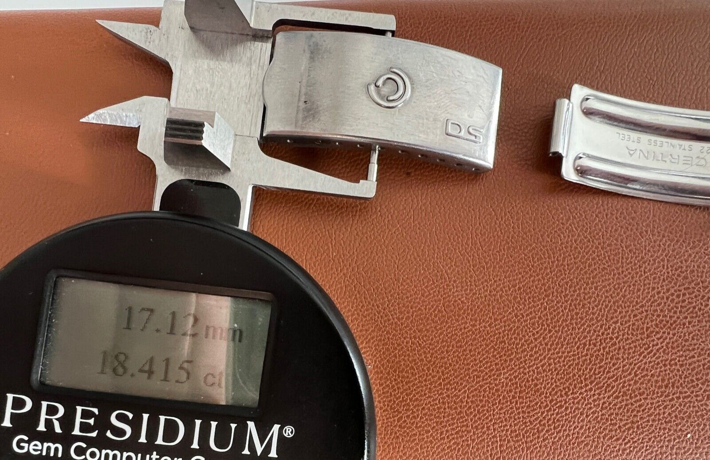 Alte CERTINA DS Faltschließe Edelstahlband Uhrenband 6022 - Antikhandel-Stuttgart