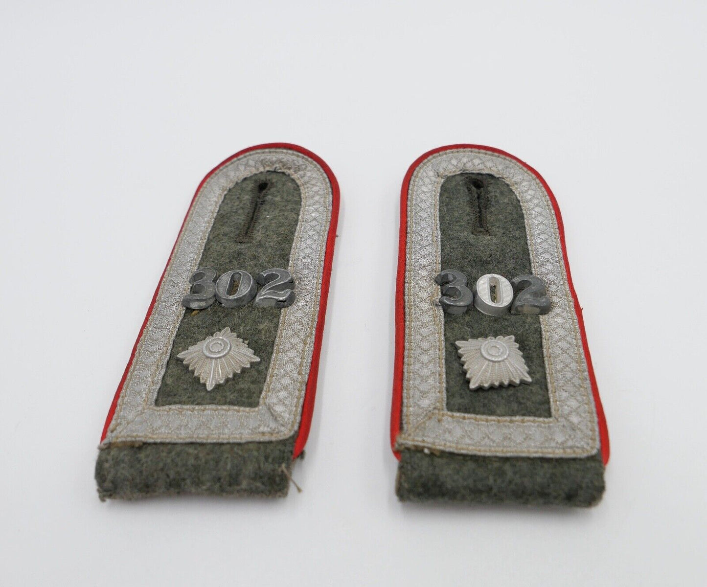 Wehrmacht Heer Schulterklappen 3.Reich Feldwebel WK2 WW2 Artillerie Regiment 302 - Antikhandel-Stuttgart
