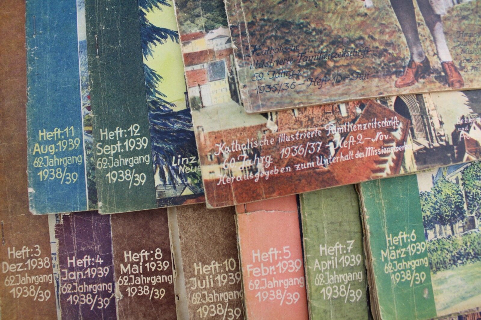 29x STADT GOTTES 1936-1940 Katholische Illustrierte Familienzeitschrift STYLER - Antikhandel-Stuttgart