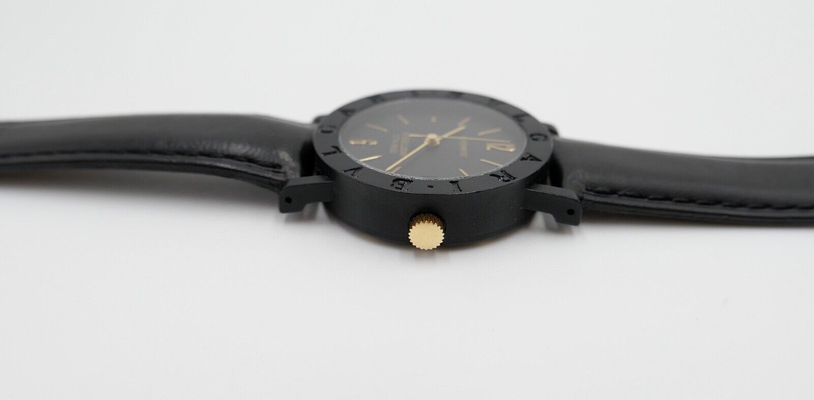 1994 BVLGARI BULGARI DÜSSELDORF CARBON Schwarz Gold LIMITIERTE AUFLAGE 074/ 600 - Antikhandel-Stuttgart