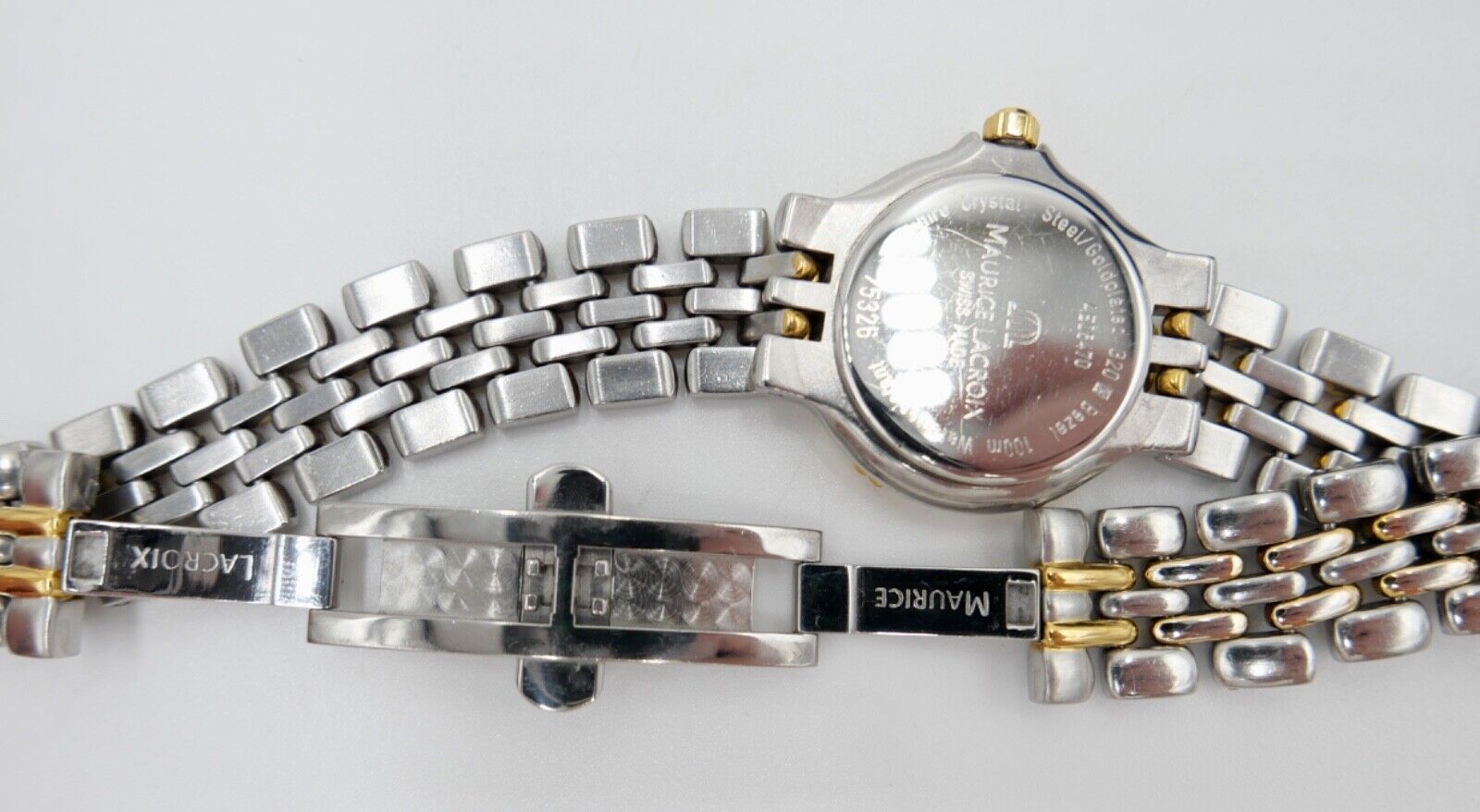 Maurice Lacroix Calypso Damen Uhr 75326 Stahl Gold Box & Papiere 26mm Perlmutt - Antikhandel-Stuttgart