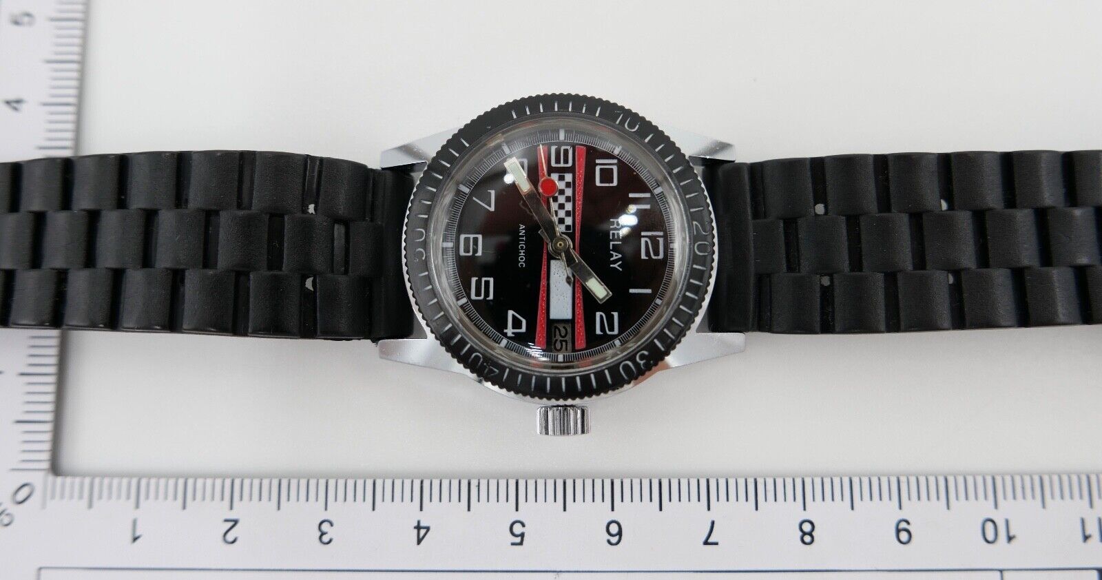 Vintage " RELAY DIVER " Taucheruhr watch Armbanduhr Uhr Herren Kal. cal AP C164 - Antikhandel-Stuttgart