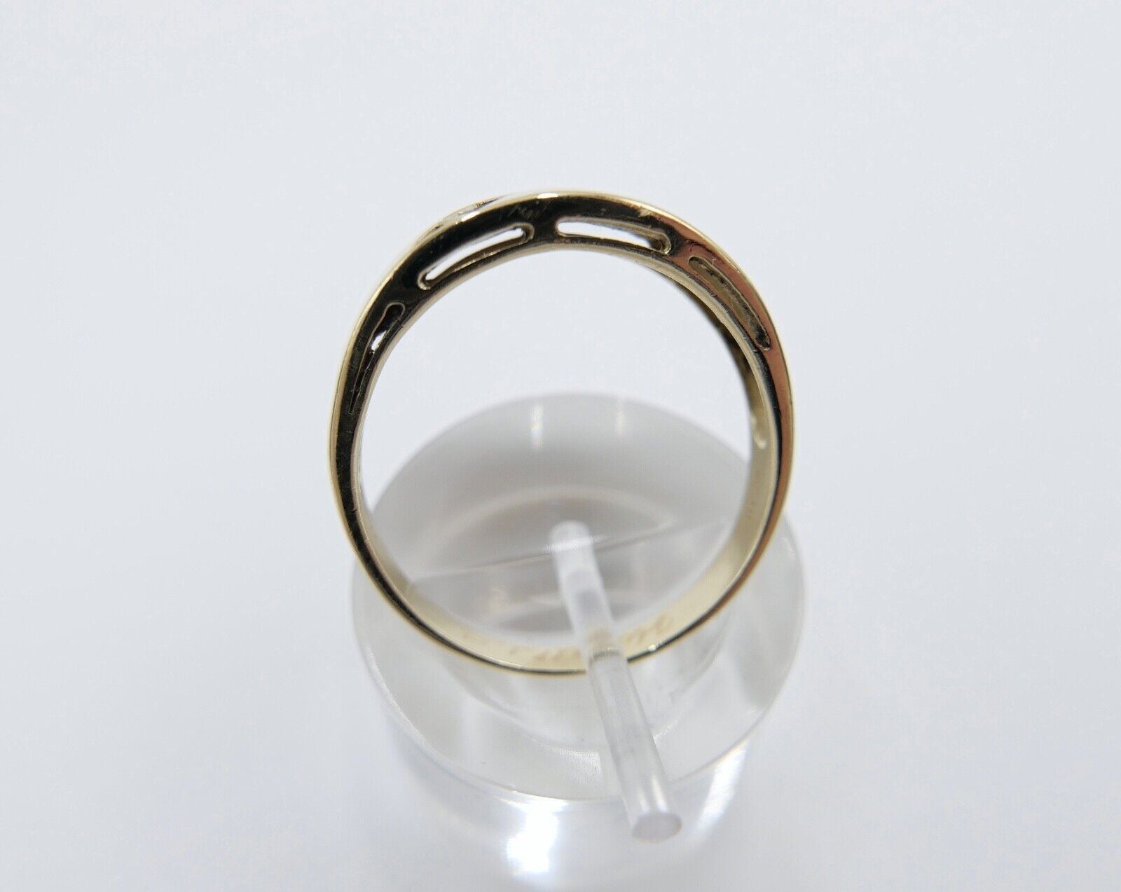 Alter Ring Gelbgold 585 / 14K Brillant & Saphir Gr. 62 MH - Antikhandel-Stuttgart