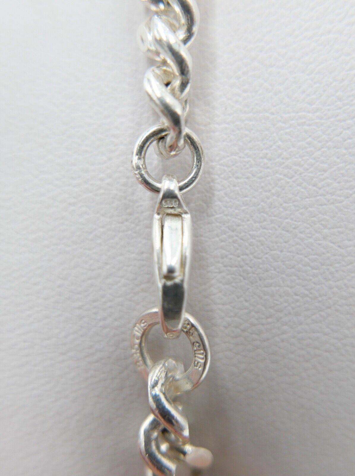 80er Massive Herren Panzerkette CMS 835 Silber Kette 51 cm 49,8 Gr Silver - Antikhandel-Stuttgart