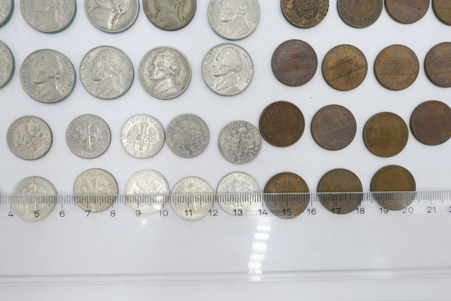 Posten LOT USA Dollar Cent Vereinigte Staaten Kennedy , Liberty etc SILBER - Antikhandel-Stuttgart