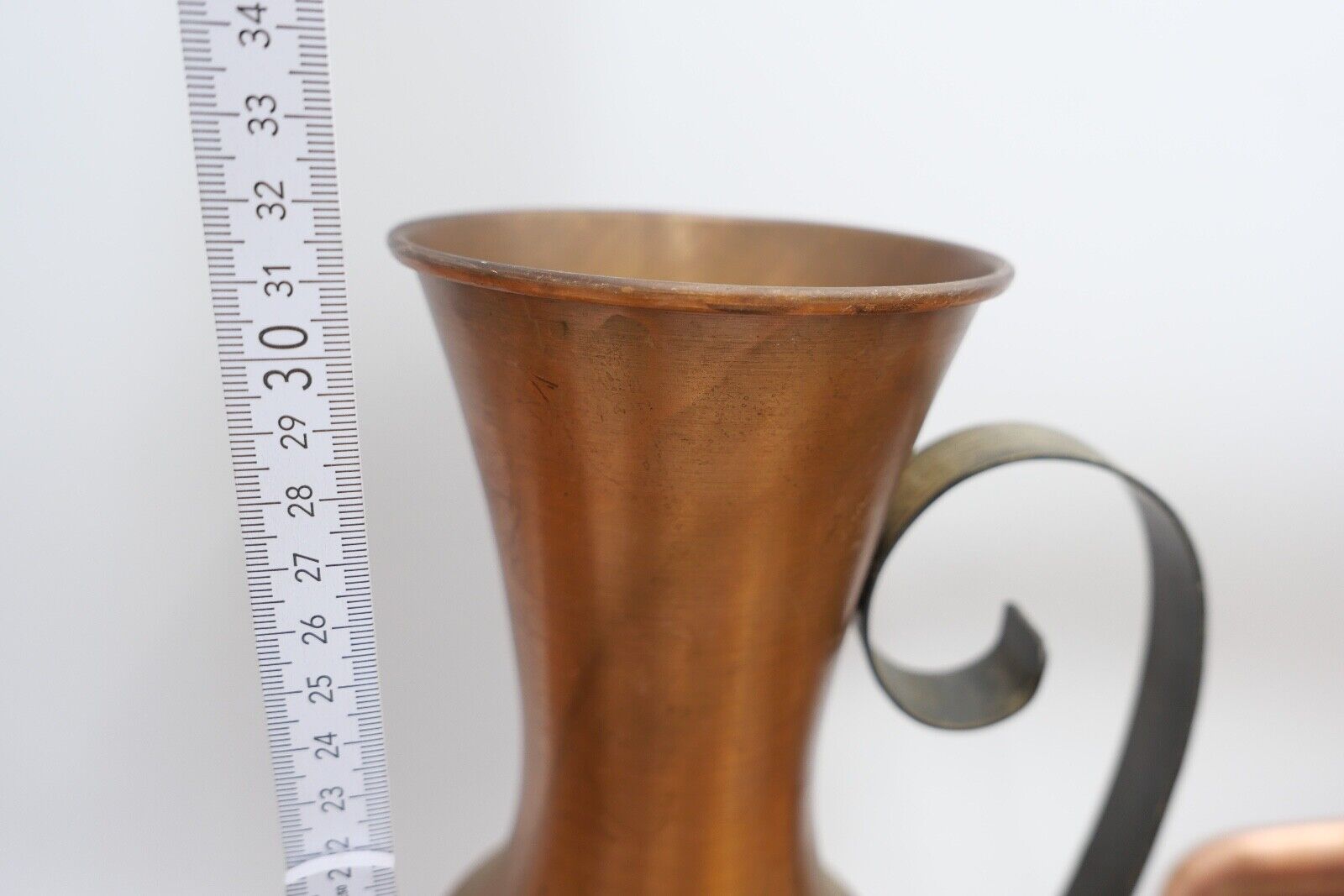 Posten 9 Teile Kupfer Kanne Kübel Gießkanne für Blumen etc. Dekoration - Antikhandel-Stuttgart