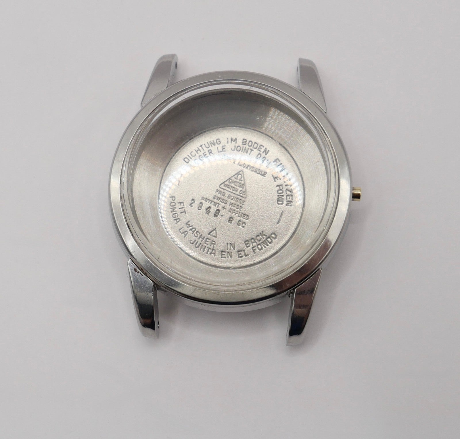 Omega Seamaster 2849-2 SC Gehäuse & Glas Ø 34mm in Edelstahl