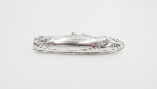 20er Jahre seltenes Zigarettenetui WMF 1/0 OX versilbert Etui Zigaretten - Antikhandel-Stuttgart